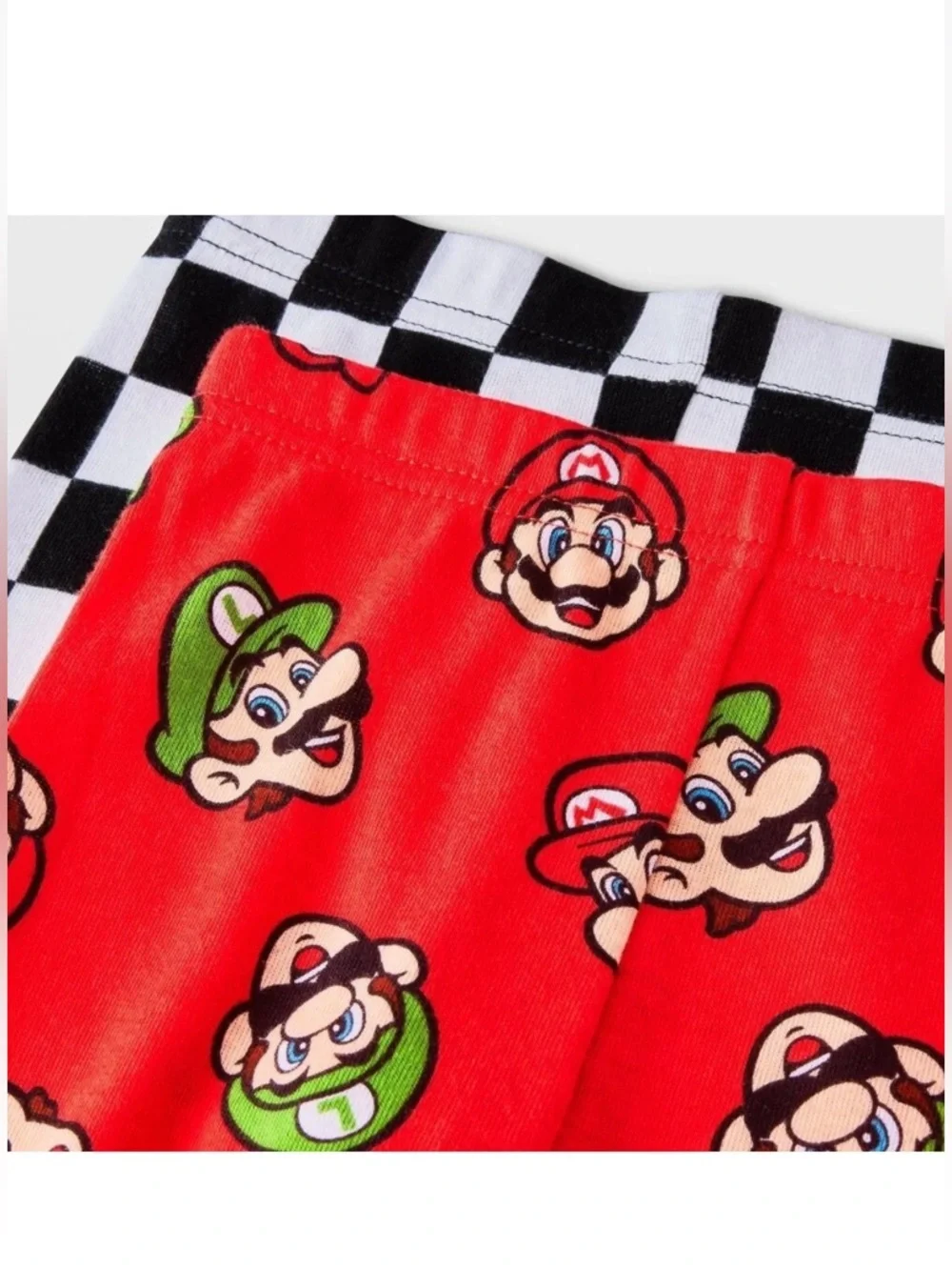 Nintendo Super Mario Boys 4 pc Snug Fit Pajama's Luigi Graphic 💯%Cotton NWT